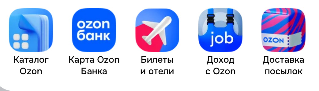 Мои заказы Ozon - нажмите Доставка посылок